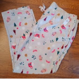 Old Navy Pajama Pants hot coco coffee pj pants XL new with tags